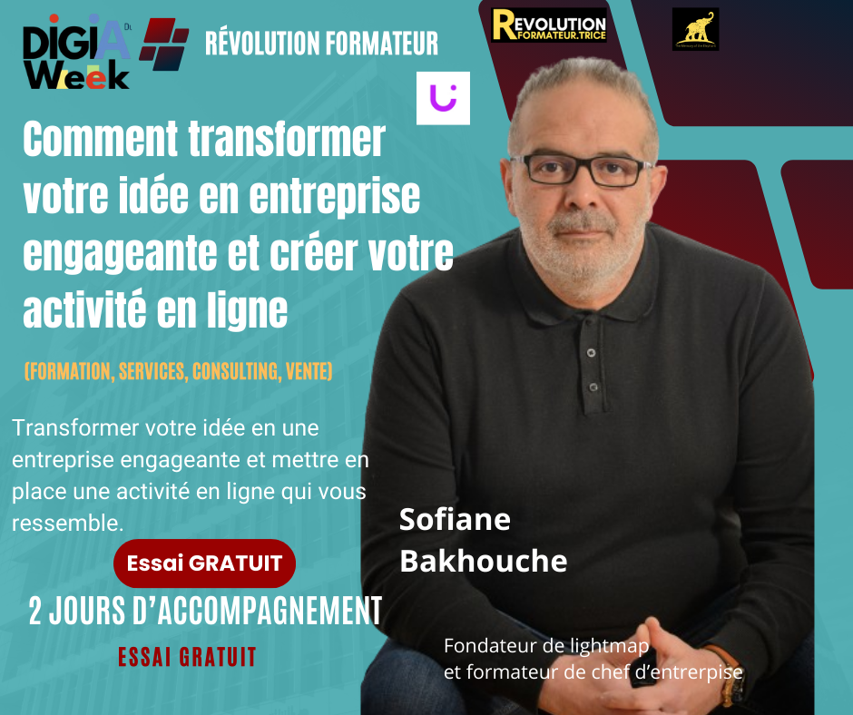 Sofiane Bakhouche, expert dans le domaine de la formation professionnelle, avec une spécialisation notable pour l’Action de Formation En Situation de Travail (AFEST)